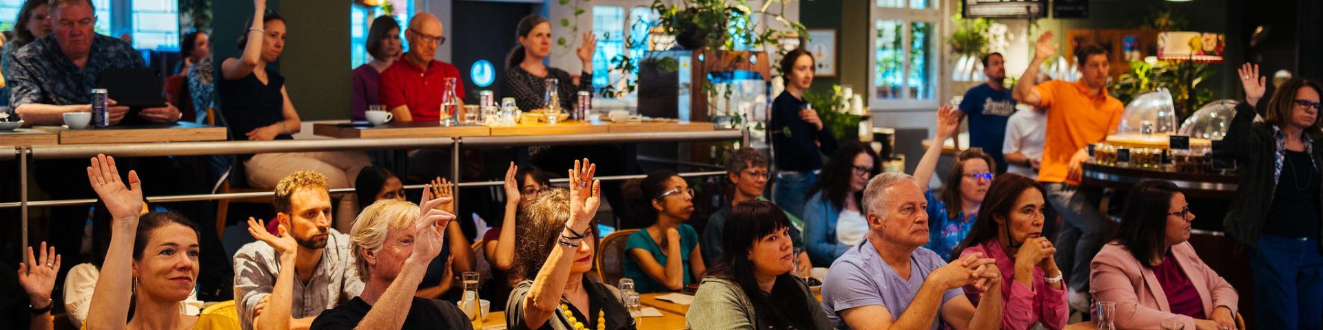 Foto der Besuchenden im Rahmen des 69. Social Media Gipfels in Zürich 